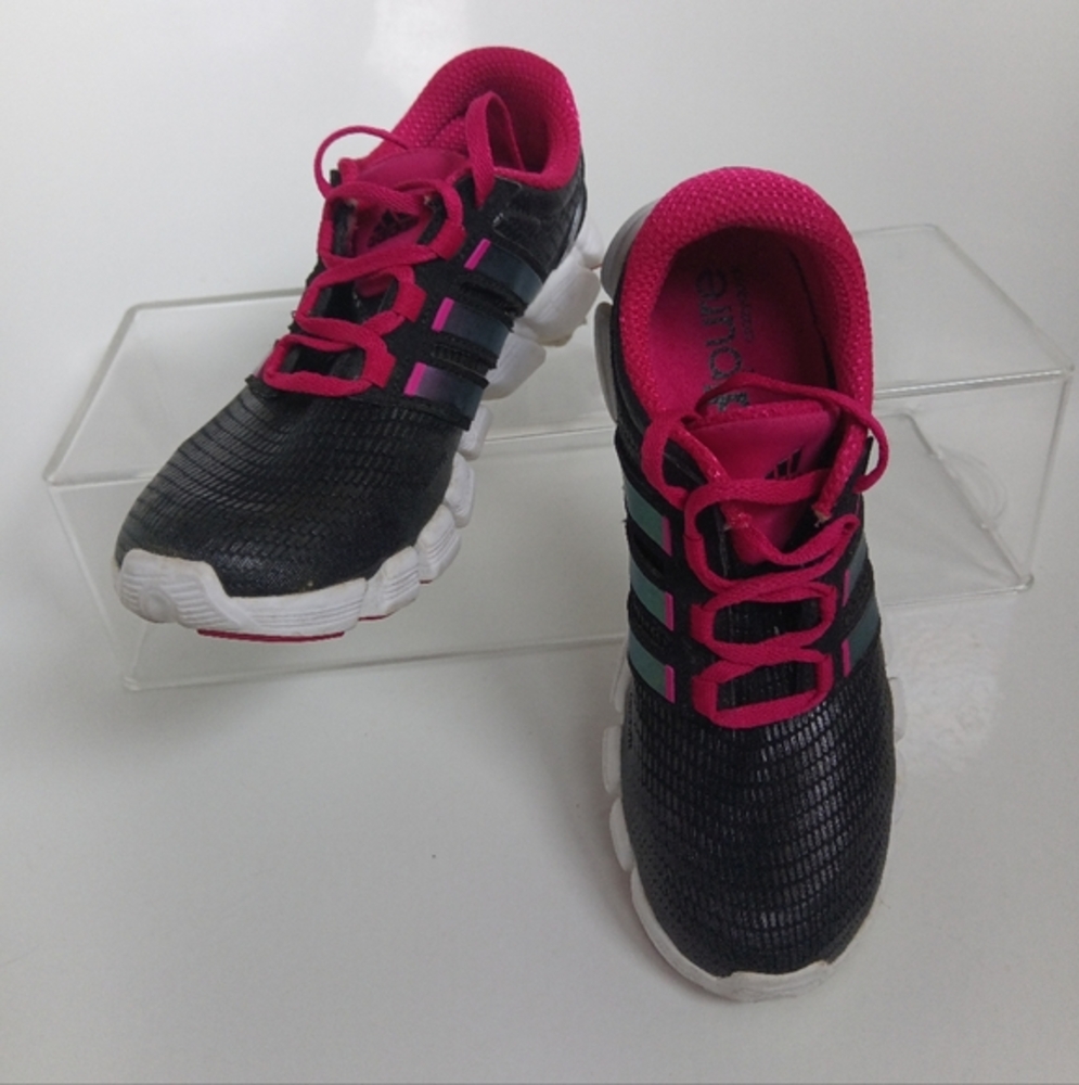 Like New Adidas Women's Running Sneakers In Metallic Pink & Black